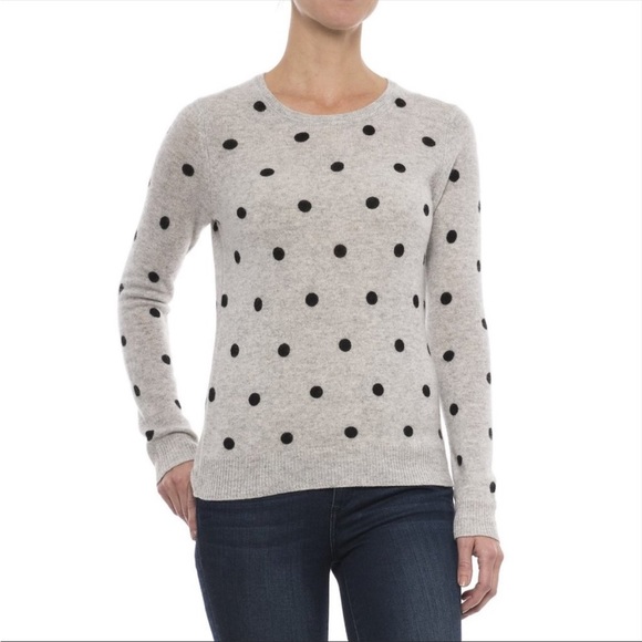 Cynthia Rowley Sweaters - Cynthia Rowley 100% Cashmere Dot Sweater Medium